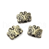 Tibetan Style Rack Plating Brass Bead KK-Q805-24AB-1