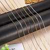 Brass Coated Iron Flat Cable Chains CH-TAC0007-02RG-17