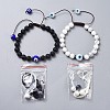 Adjustable Nylon Thread Braided Bead Bracelets Sets BJEW-JB04466-1