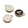 Double-sided Alloy Enamel Charms ENAM-TA0001-04-4