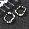 Brass Hoop Earrings EJEW-D320-12P-2