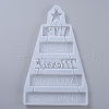 Christmas DIY Pendant Silicone Molds X-DIY-D049-06-2