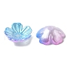 Gradient Color Acrylic Bead Caps OACR-Z028-01A-2