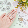 304 Stainless Steel Flower Bead Caps STAS-PH0018-43P-3