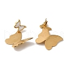 Stainless Steel Stud Earrings for Women EJEW-C110-11G-2