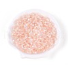 Transparent Spray Painted Glass Beads EGLA-N018-4mm-08-1