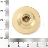 Golden Plated Brass Wax Sealing Stamp Head KK-K363-01G-04-4