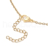 3Pcs 3 Styles 304 Stainless Steel Cuboid Link Chain Macrame Pouch Empty Stone Holder Necklace Making NJEW-JN05199-6
