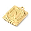 Ion Plating(IP) 304 Stainless Steel Pendants STAS-U033-01G-N-2