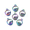 Rainbow Color Alloy Charms PALLOY-N156-223-1