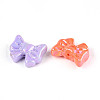 UV Plating Opaque Acrylic Beads OACR-N143-07-2