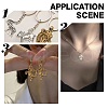 ARRICRAFT 64Pcs 8 Styles Tibetan Style Alloy Pendants FIND-AR0005-03-5
