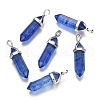 Watermelon Stone Glass Pointed Pendants G-F295-03L-1