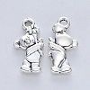 Tibetan Style Alloy Pendants TIBE-R316-045AS-RS-2