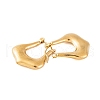 Ion Plating(IP) 304 Stainless Steel Hoop Earrings for Women EJEW-P279-25G-2