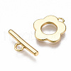 Brass Toggle Clasps KK-T063-95G-NF-3