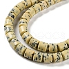 Imitation Dalmatian Handmade Porcelain Beads Strands PORC-H011-06A-4