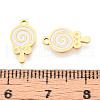 304 Stainless Steel Enamel Charms STAS-T065-59G-01-3