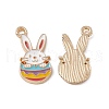 Alloy Enamel Pendants ENAM-K066-03-2