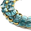 Electroplate Glass Beads Strands EGLA-C005-03J-3