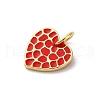 Brass Enamel Charms KK-Q098-23G-A-2