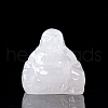 Natural Quartz Crystal Carved Healing Buddha Figurines WG68189-08-1