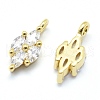 Brass Charms KK-P155-38G-01-NR-2
