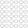 Beebeecraft 50Pcs 925 Sterling Silver Open Jump Rings STER-BBC0006-18A-1
