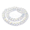 Electroplate Transparent Glass Beads Strands EGLA-R114-02A-AB02-2