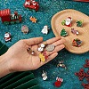 Yilisi 18Pcs 18 Style Christmas Bell & Tree & Sock & Snowman & Candy Cane Enamel Pin JEWB-YS0001-10-7
