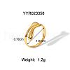 Stainless Steel Cuff Ringds for Women HA1688-3-2