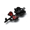 Alloy Enamel Gothic Style Pendants PALLOY-R157-06EB-02A-2