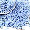 Opaque Acrylic Beads X1-OACR-B025-06D-1