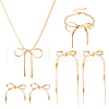 SUPERFINDINGS Bowknot Alloy Herringbone Chain Jewelry Kit for Women DIY-FH0006-56G-1