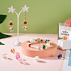 Kissitty 30Pcs 15 Style Transparent Glass Enamel Beads GLAA-KS0001-09-8
