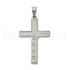304 Stainless Steel Pendants STAS-U040-10P-1