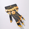 Elegant Classical Copper Plated Gold Coin Lady Finger Bracelets XM0819-4