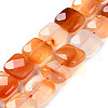 Natural Agate Beads Strands G-H024-D01-01-2