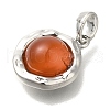Natural Carnelian(Dyed & Heated) Pendants KK-K388-07P-2