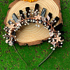 Natural Obsidian Hair Bands PW-WG7316B-02-1