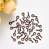 Iron Screw Eye Pin Peg Bails X-IFIN-E561Y-R-3