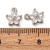 Brass Micro Pave Cubic Zirconia Pendants KK-I276-05P-03B-3