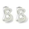 Rack Plating Brass Earrings EJEW-S222-01P-B-1