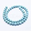 Natural Magnesite Beads Strands G-K244-02-4mm-01-2