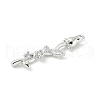 Brass Micro Pave Cubic Zirconia Pendants KK-M326-13C-P-2