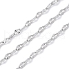 304 Stainless Steel Textured Dapped Chains CHS-G041-01P-1