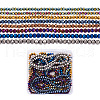 Craftdady 16 Strands 8 Colors Electroplate Transparent Glass Beads Strands EGLA-CD0001-04-7