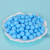 Round Silicone Focal Beads SI-JX0046A-16-3