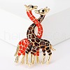 Giraffe Enamel Pins JEWB-Q004-01KCG-03-1