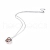 304 Stainless Steel Pendant Necklaces NJEW-L155-04-2